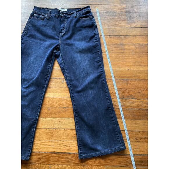 LEVI’S Perfectly Slimming Boot Cut 512 Crop Jeans sz 12 S/C - Picture 11 of 12